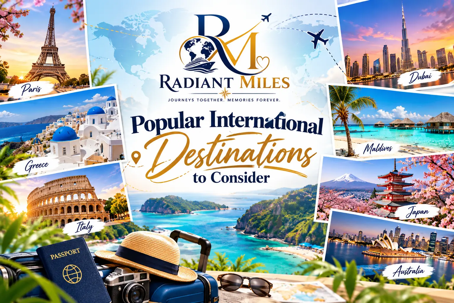 Popular international travel destinations for Indian travellers
