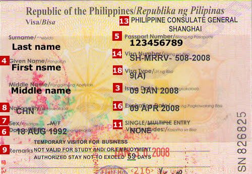 Phillipines Tourist Visa