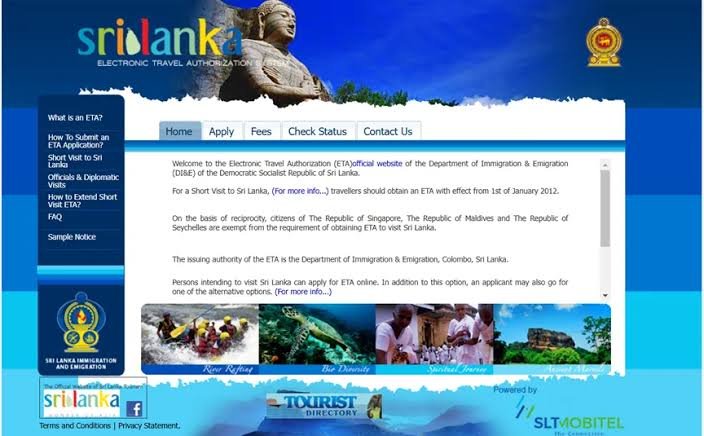 Shree Lanka E Visa