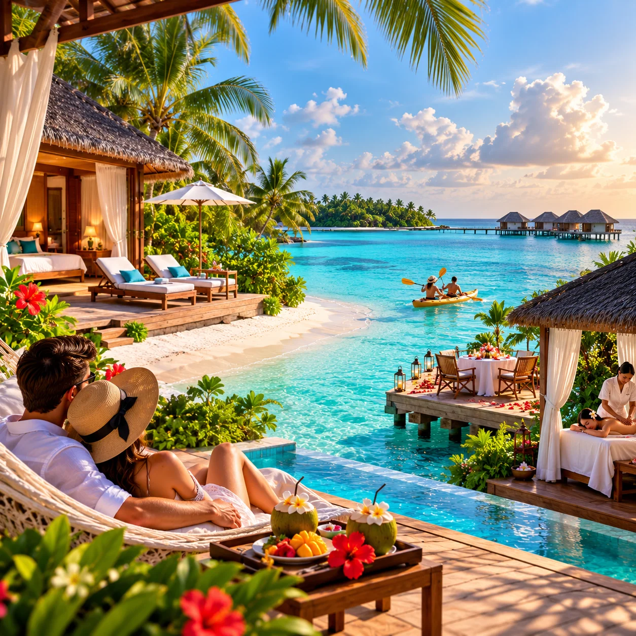 Maldives Couple Escape