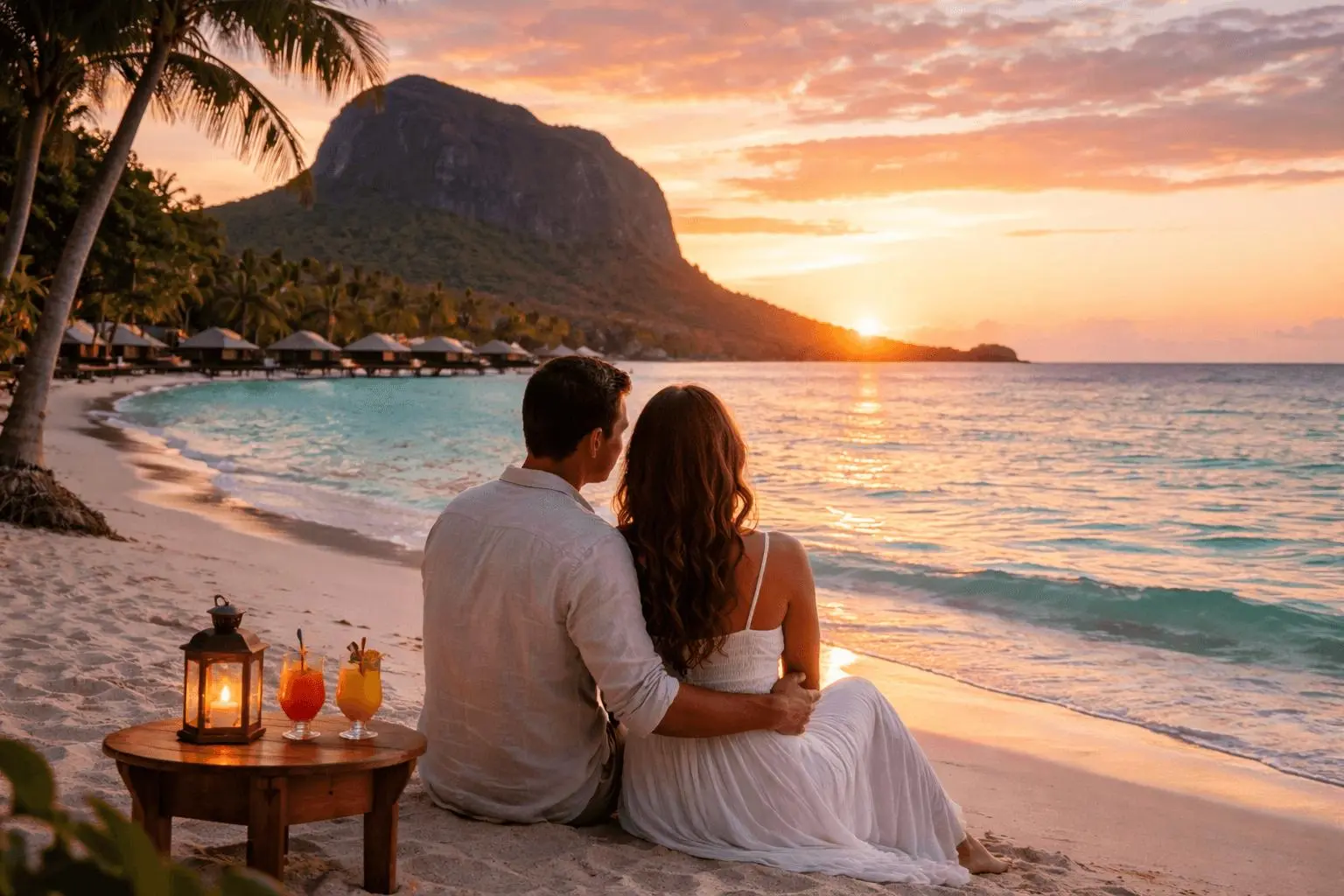 Hybrid honeymoon package combining budget stays with select luxury experiences